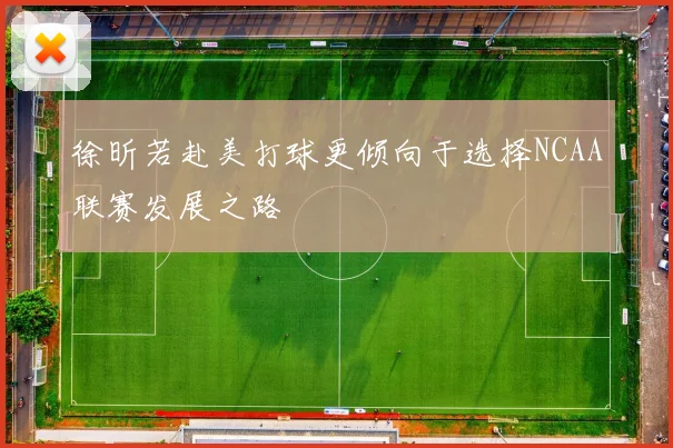 徐昕若赴美打球更倾向于选择NCAA联赛发展之路
